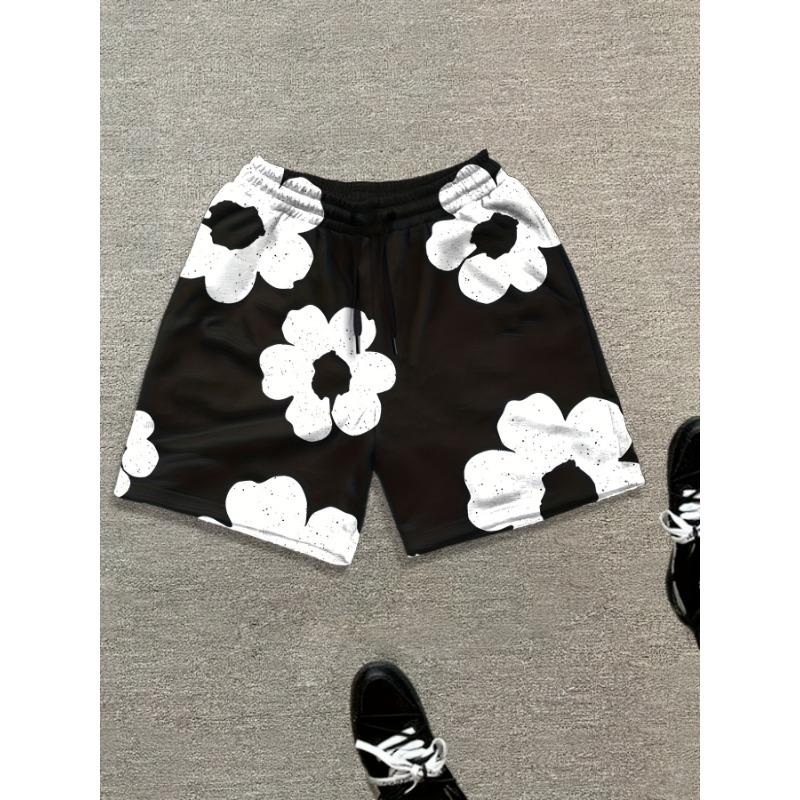 

Summer street 3D printed beach casual pants S