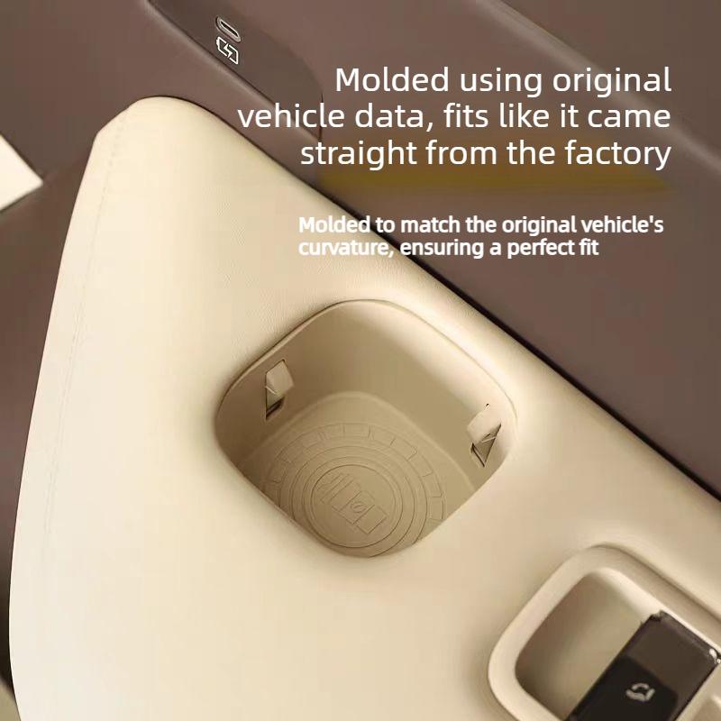Suitable for Denza N8L N9 Water Cup Pad Three Row Seat Armrest Silicone Water Cup Cover Car Interior Accessories