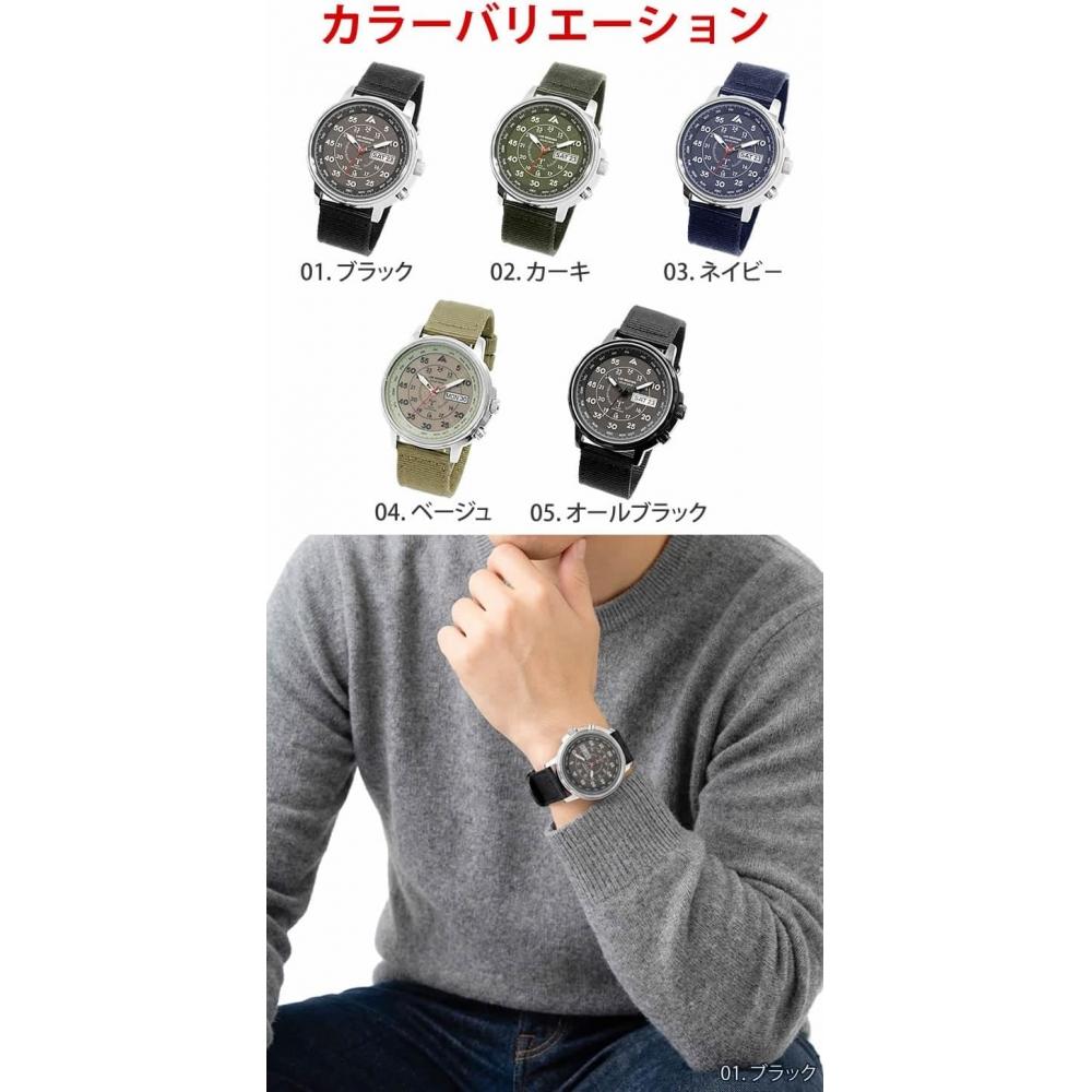 No Lad Weather [rad Weather] Radio Wave Solar Watch Men S 100m Waterproof Watch Lad017  Khaki  Khaki