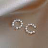 Korean Pearl Ear Cuff Clip Earrings Non-Piercing Bone C-shaped Without Puncture Minimalist Earrings For Women Fashion Jewelry