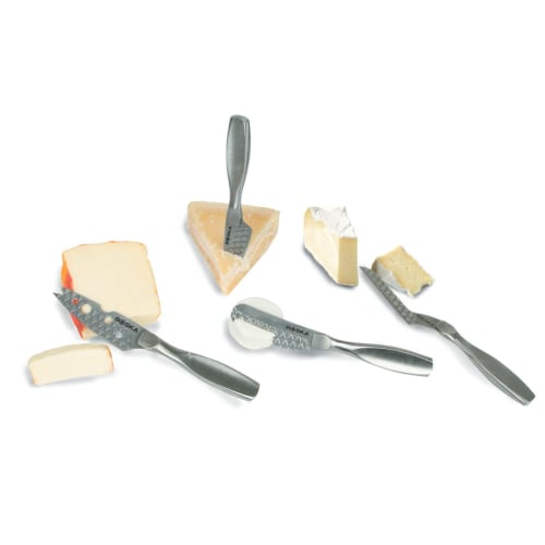 BOSKA Monaco+ Cheese Knife, Stainless Steel, 16x2.7x0.7cm, Set of 4 Mini Cheese Knives, 307096