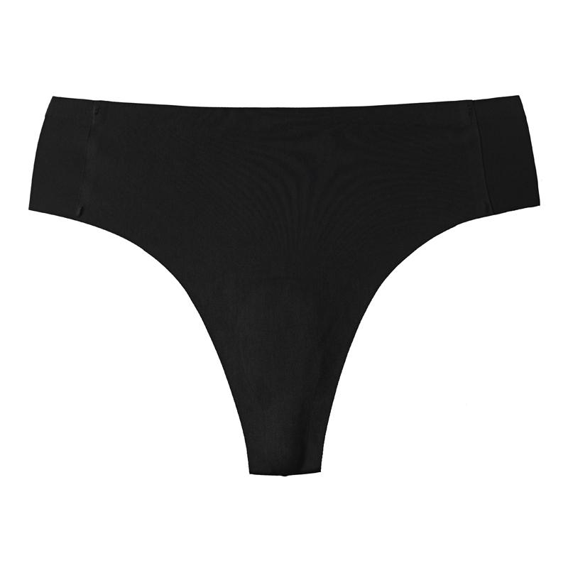 CINOON Sexy Women's Ice Silk Thongs Low-Waisted Breathable Sport G-string Female Seamless Yoga Quick-Drying Briefs