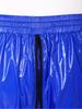 Men‘s Athletic Waterproof Pants S-3XL with Zipper Fly and Reflective Stripes Elastic Waist Straight Leg for Outdoor Sports