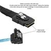 Mini SAS SFF to 4 SATA 7Pin Data Cable Mini SAS SFF 8087 to 4 SATA 7Pin Right Angle Cord for Hard Disk Computer 3.2ft