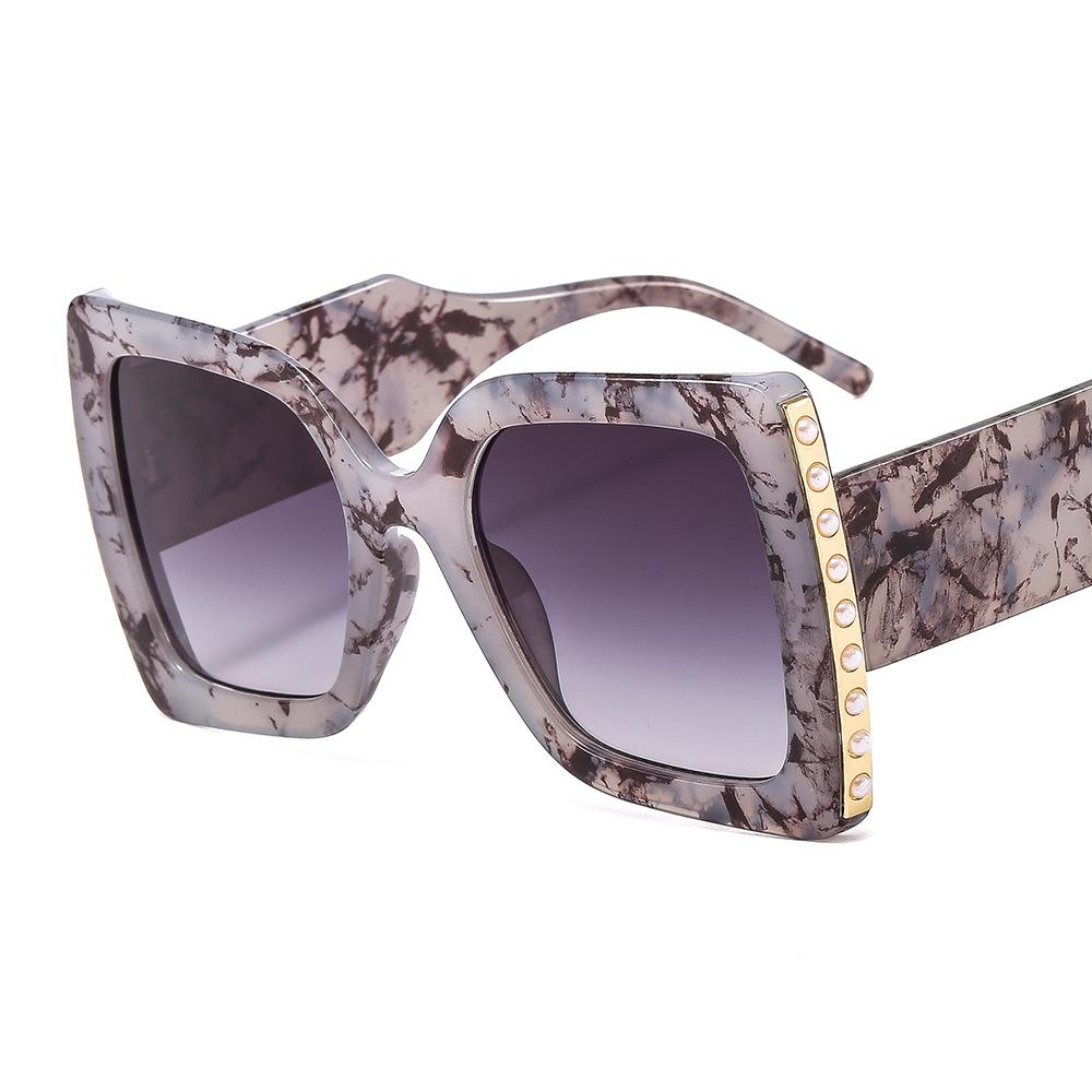 Trend Women Sunglasses 2024 Custom Logo Shades UV400 Large Frame Sun Glasses