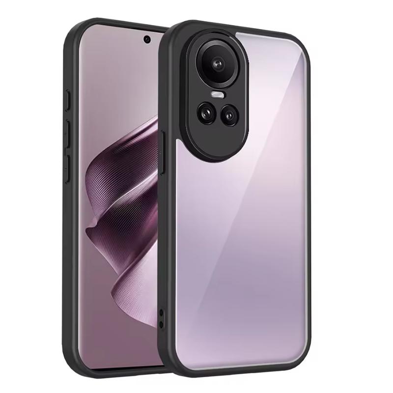 

Чехол для Oppo Reno 10 5G Чехол для телефона OPPO Reno 10 Pro CPH2531 Чехол-подушка Ударопрочный Силиконовый бампер Прозрачная матовая задняя крышка Жесткий OPPO Reno10