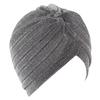 Elastic Twist Knot Turban Hat Wrap Style Cancer Chemo Hat New Islamic Headband  Women Headwear