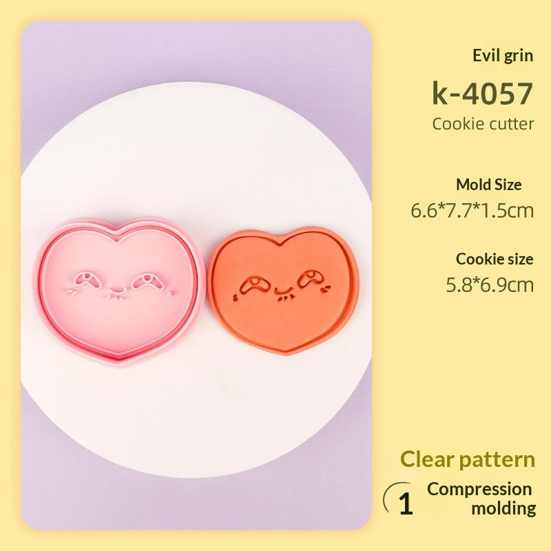 1/4Pcs 3D Valentine'S Day Wedding Cookie Cutters Biscuit Mold Cookie Mould Stamp Party Decor Baking Tools