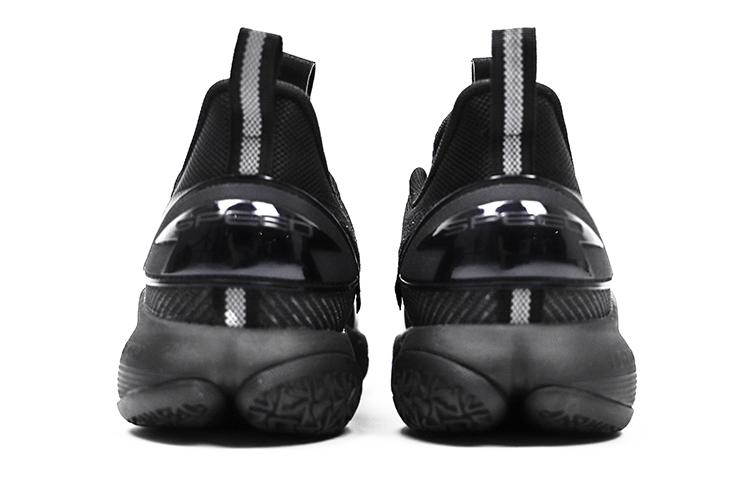 Li Ning Speed 7 Cushioning Slip Resistant Low top Basketball Shoes Men's Black ABPT013-2