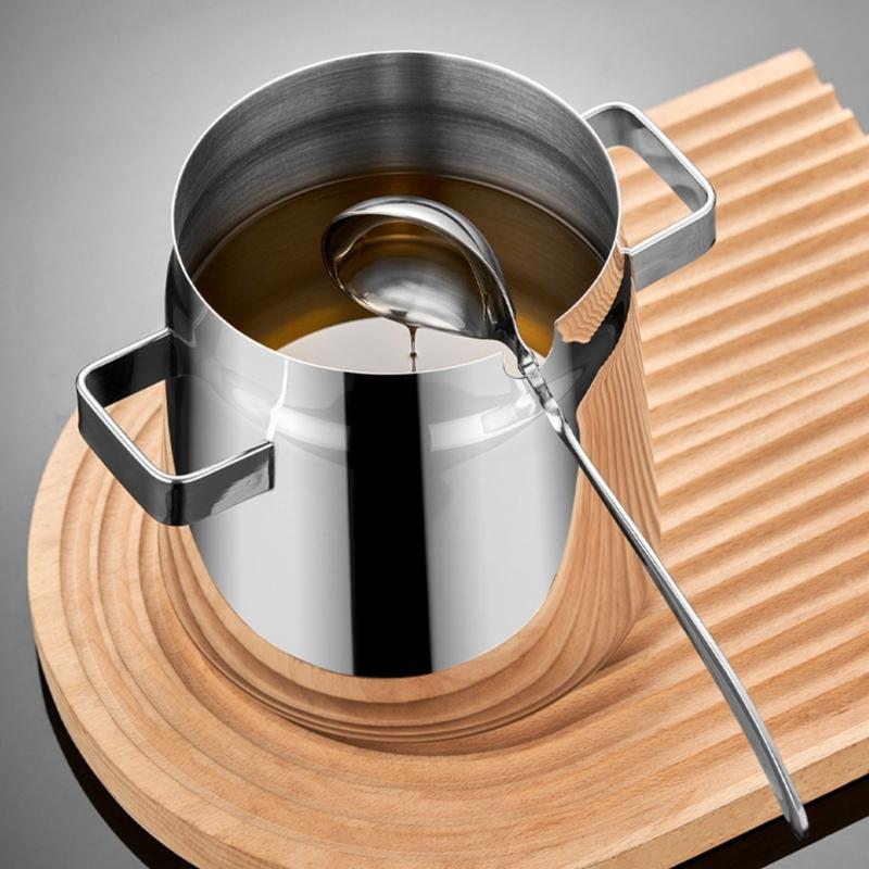Effective Stainless Steel Oil Saver With Removable Strainer Suitable For Storing And Filtering Bacon Grease