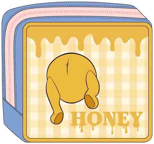 

Sun-Star Stationery Winnie the Pooh Disney Merchandise Pouch Plush Toy Pouch Butt S2336910