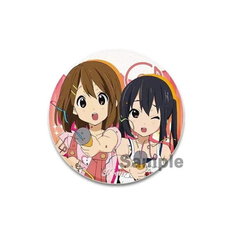 

32/44/58 мм Аниме K-ON! Ручная работа Брошь Хирасава Юи Акияма Мио Тайнака Рицу Одежда Рюкзак Одежда Ювелирные изделия Аксессуары Подарки 44mm