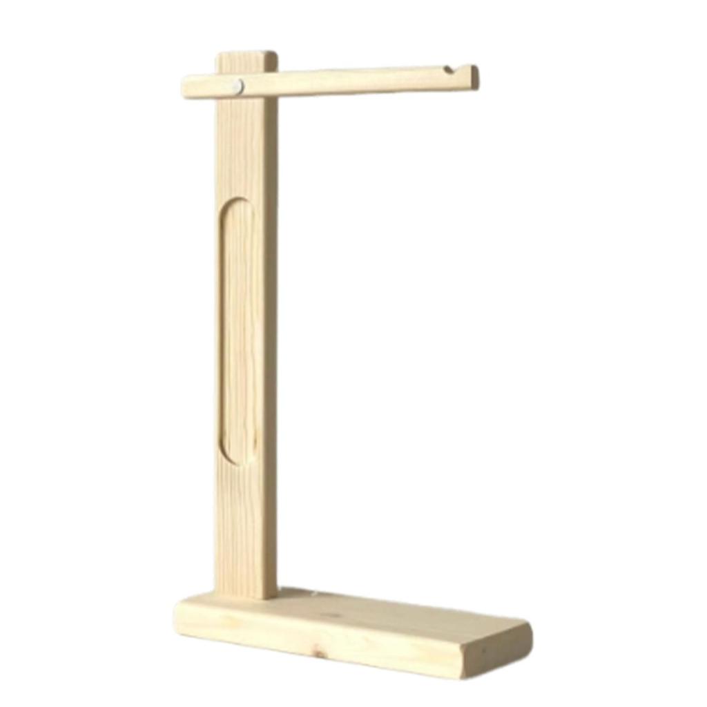 Windspielständer mit flachem Sockel, schlichter Aufhänger für Windspiele, Schmuck, Anhänger und Halsketten, Schreibtisch oder Wohnzimmer