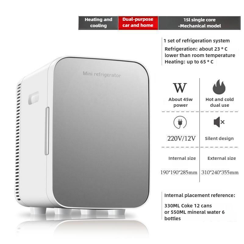 Portable Car Home Dual-use Mini Fridge Student Dormitory Small Freezer Large Capacity Car Refrigerator