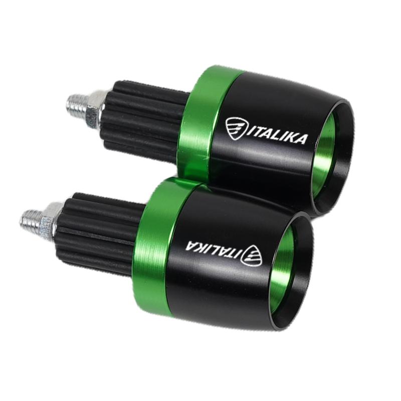 Motorcycle Handlebar Grips Handle Bar Cap End Plug For ITALIKA 125 Z 150 SZ 150 200 250Z AT110 AT125 RT Accessories CNC Aluminum