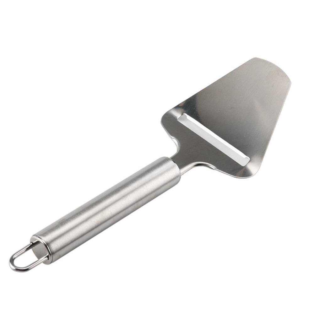 Handheld Stainless Steel Cheese Slicer Hangable Cheese Plane Cake Shovel Cheese Peeler Cake