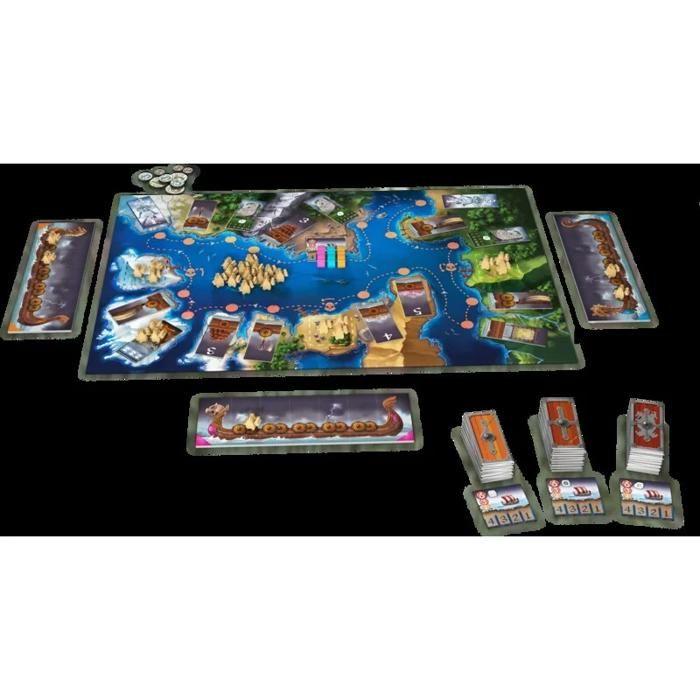 Jeu De Stratégie Raids - IELLO - Drakkars, Vikings Et Richesses