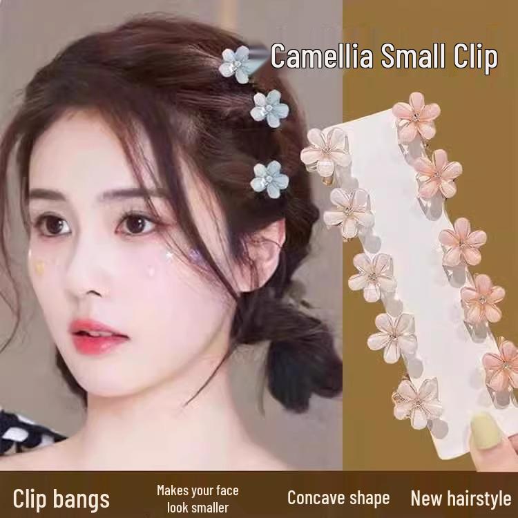 Princess Mini Claw Hair Clips for Women - Summer Side Bang Accessory
