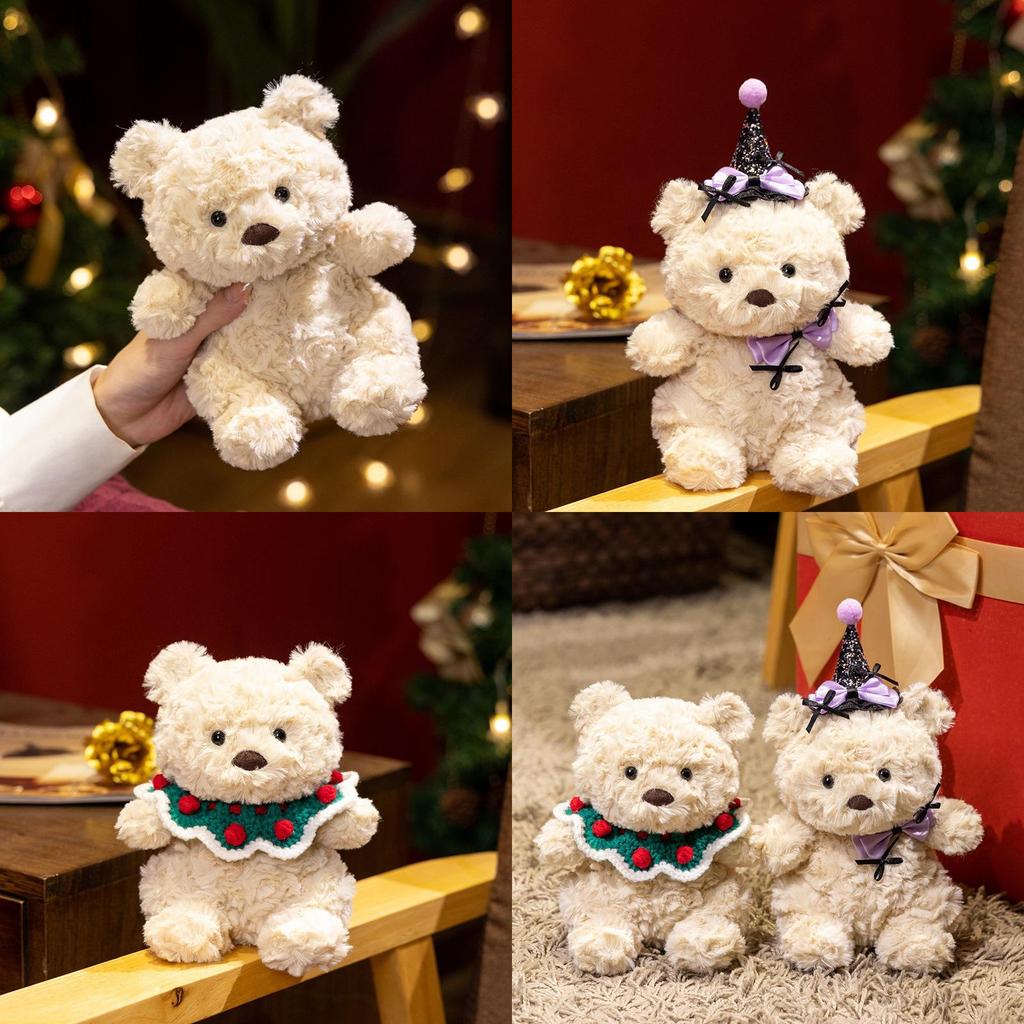 Christmas Halloween Teddy Bear Cute Animal Plush Toy Kids Playroom Gift Decor