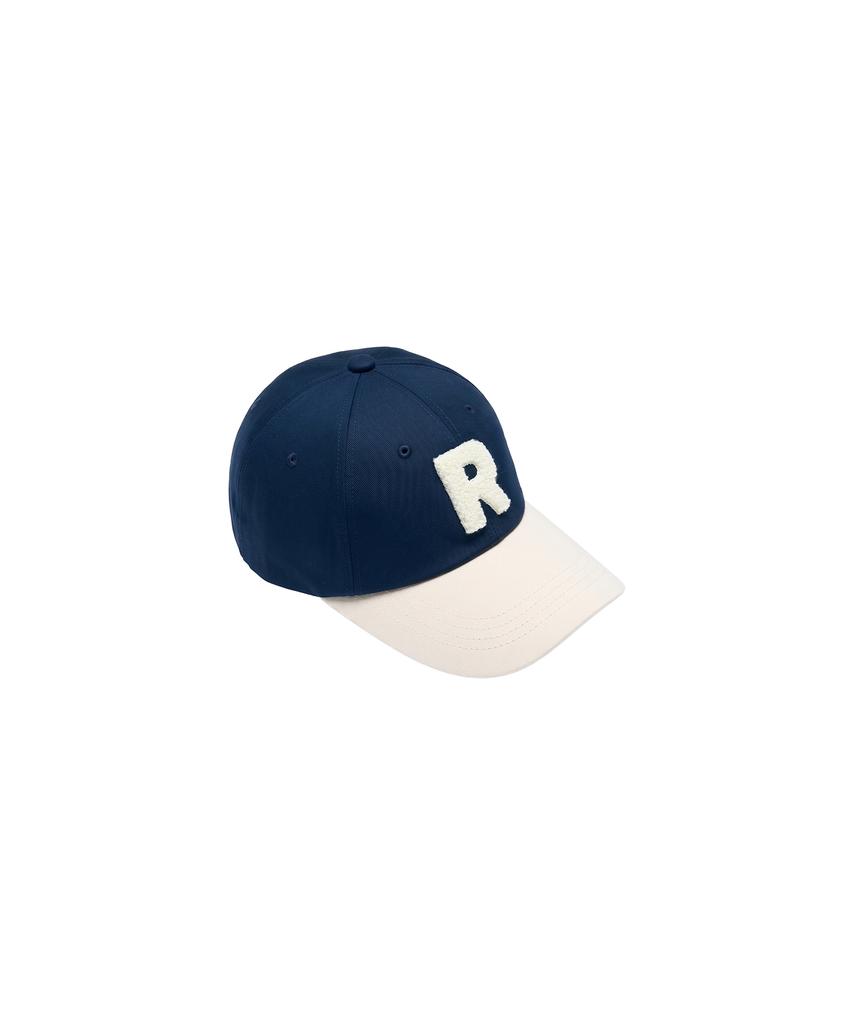 Lollingseutyudio R Logo Boucle Ball Cap Two Tone Navy