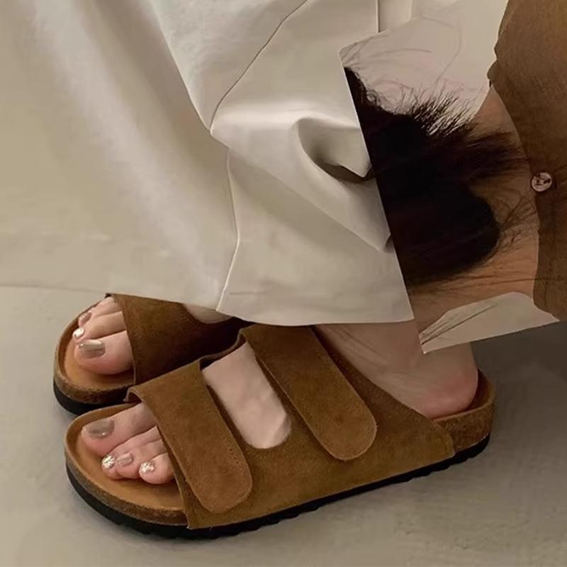 Flats Women Slippers Designer Dress New Shoes Summer Elegant Woman Sandals 2025 Casual Cozy Slides Chanclas De Mujer