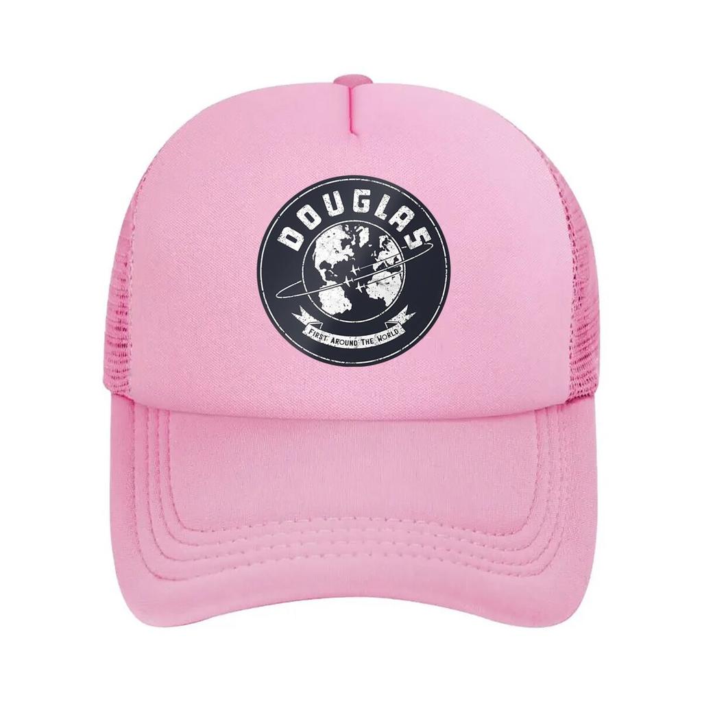 Douglas Around the World Emblem Fashion Mesh Baseball Cap Breathable Casual Hats Outdoor For Unisexs And WoUnisexs