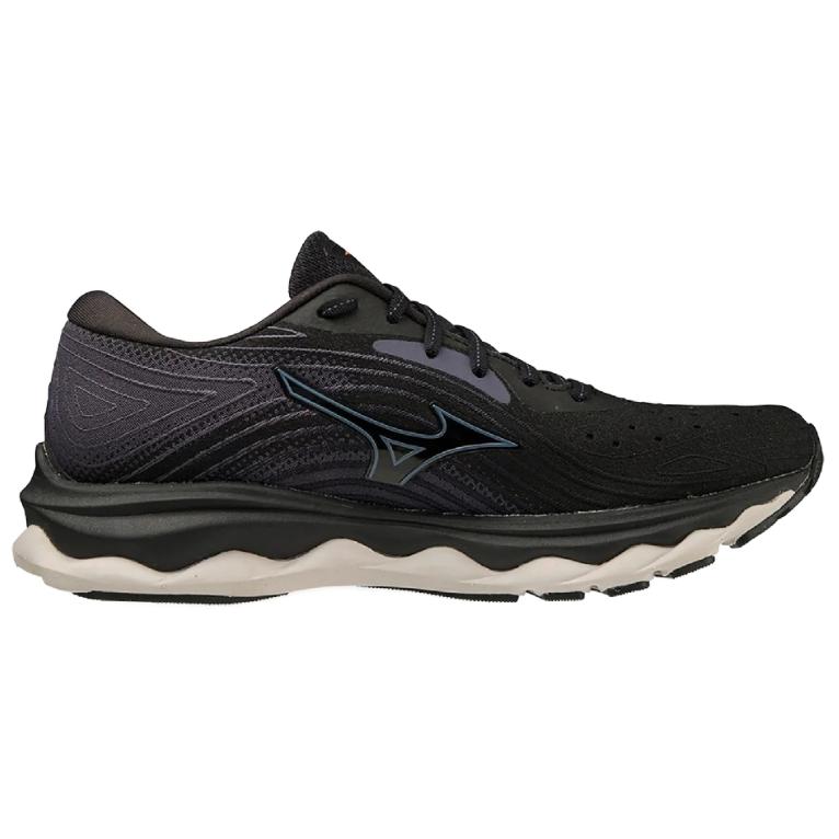 Mizuno Wave Sky 6 Lace-Up Non-Slip Durable Low-Top Casual Running Shoes Women sneaker Black Gray J1GD220222