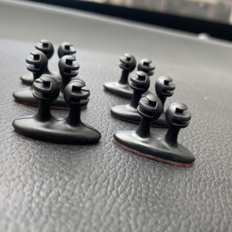 Car Mobile Phone Charger Cable Line Organizer Clip Clamp Self Adhesive Holder Manager Charger Auto Interior Clasp Accessories
