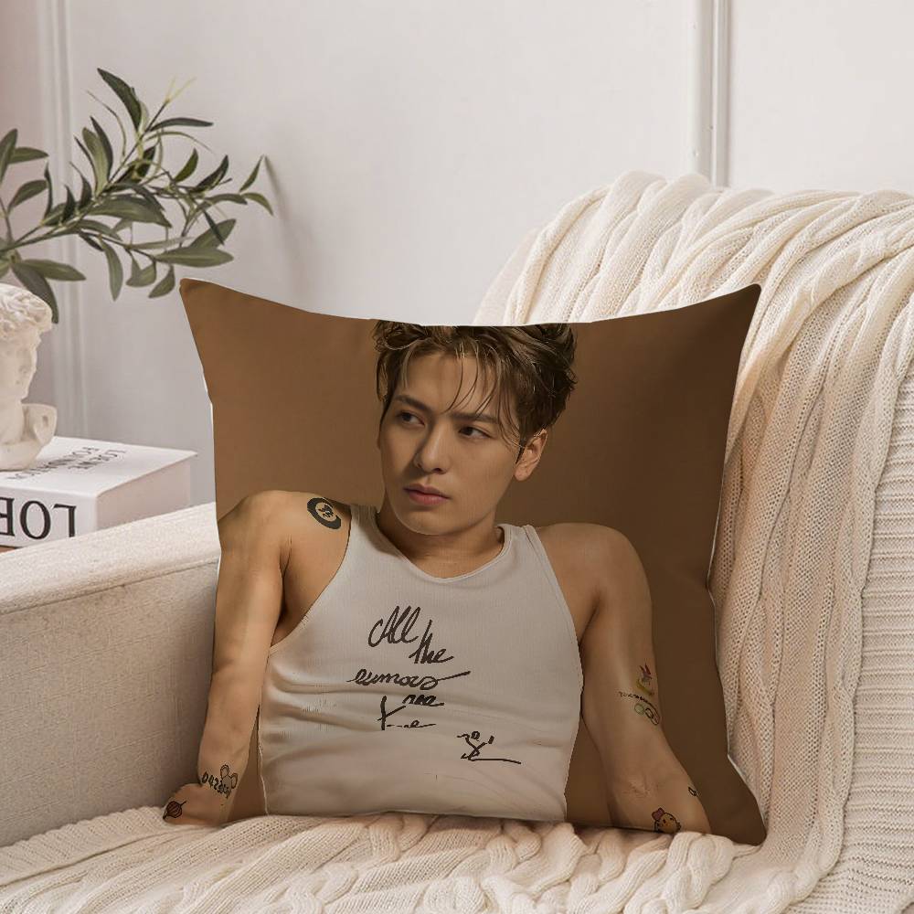 Host J-JacksonS W-WangS Pillow Case Home Decor Throw For Sofa Bed Car Room Decor Gift Idea