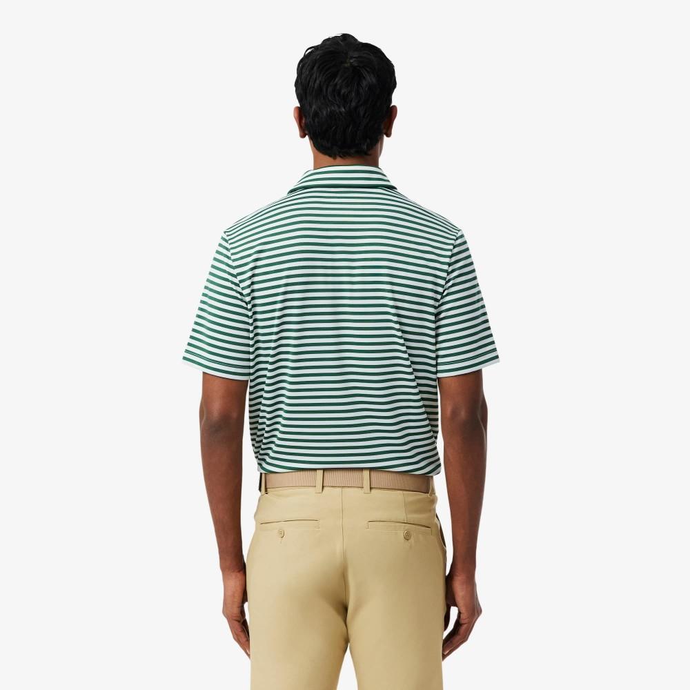 Lacoste Men's Golf Stripe Short-Sleeve Polo Shirt DH3187-56G291
