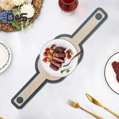 Lot de 2 élingues à pain en silicone pour four hollandais, tapis de cuisson à pain résistant à la chaleur, élingues à pain réutilisables avec longue poignée pour transférer le levain