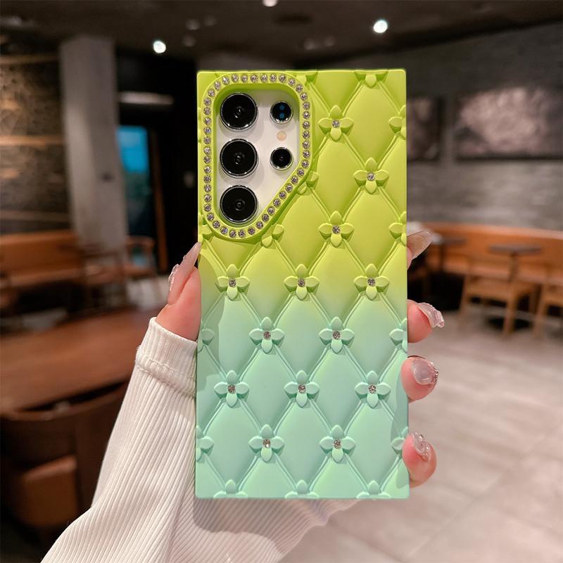Geeignet für Samsung S25 Ultra Handyhülle Kleine Duftende Diamant-Blumen-Spray Neue S24FE Schutzhülle