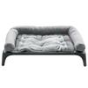 Small Dog Foldable Off-Ground Mesh Bed - Four Seasons Universal Teddy Camp Bed with Replacement Cloth