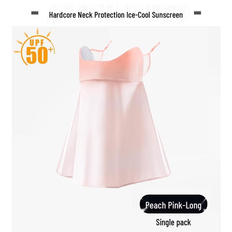 2025 Women's Full Face UV Protection Cycling Sunscreen Mask with Windproof Neck and Sunshade Veil