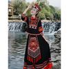 Chinese Ethnic Embroidered Dance Dress