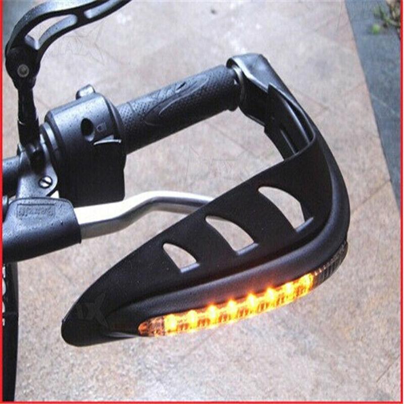 Ρυθμιζόμενες 7/8" LED Χούφτες Χειροφύλακτες Μοτοσυκλέτας Χειροφύλακτες Μοτοσυκλέτας Universal Για Honda XR XL XLR 200 250 350 400 500 600 Dirt