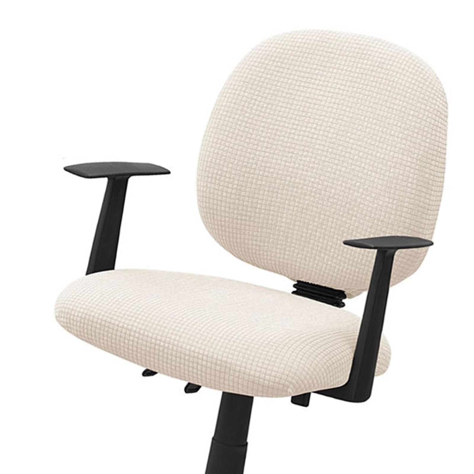 

Водонепроницаемый полиэстерный набор чехлов для офисного кресла, подушка сиденья и спинка, устойчивый к проливам, для дома, столовой или рабочих пространств 6