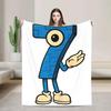 Six Seven Santa Christmas Funny Italian Brainrot Meme Plush Blanket for Kids Soft Throw Blanket Bedroom Bedspread Design