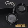 PUBG Peace Elite Chicken Dinner Anime Keychain Alloy Model Gun Toy Pendant