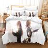 Anime The Violet Evergarden Bedding Sets Duvet Cover Set With Pillowcase Twin Full Queen King Bedclothes Bed Linen Home Textiles