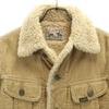 Lee STORM RIDER Corduroy Trucker Jacket 36 beige Back bore Women Used