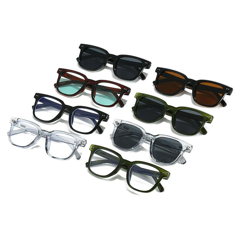 Square Shape Sun Glasses for Men Korean Fashion UV400 Protection Sunglasses Women  Female Sunglass