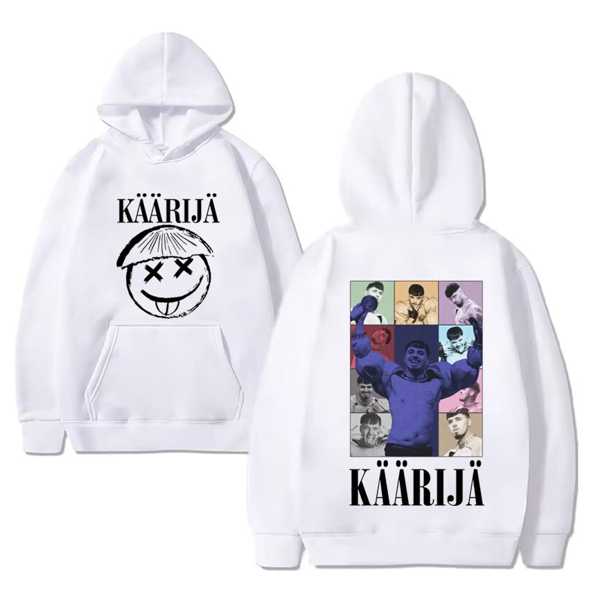 Käärijä Sänger The Eras Tour Doppelseitiger Druck Hoodie Unisex Lässig Fleece Langarm Streetwear Männer Frauen Vintage Sweatshirt