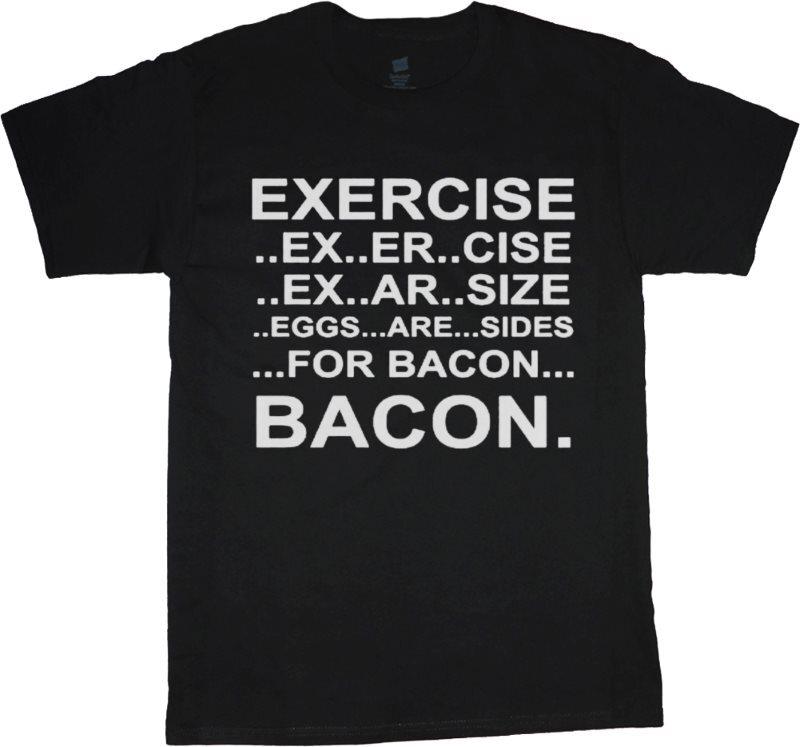 Funny Egg and Bacon  T Shirt  Keto Carnivore  Diet Funny Humor  Breakfast  Joke Unisex T-Shirt XXL
