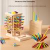 Pull Out Stick Game Toys Colorful Wooden Stick Board Games Parent-Child Interactive Puzzle Toys