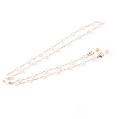 Eyeglasses Chain Holder Alloy Fashionable Artificial Pearls Sunglasses NonSlip Strap Holder
