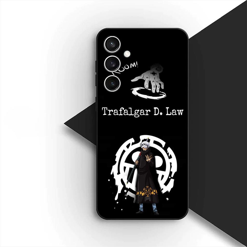 Cover for Apple iPhone 17 16 14 15 Plus Pro Max 16E ProMax + 15Plus 15+ 16+ Phone Case Zoro Trafalgar Water Law One Piece Luffy
