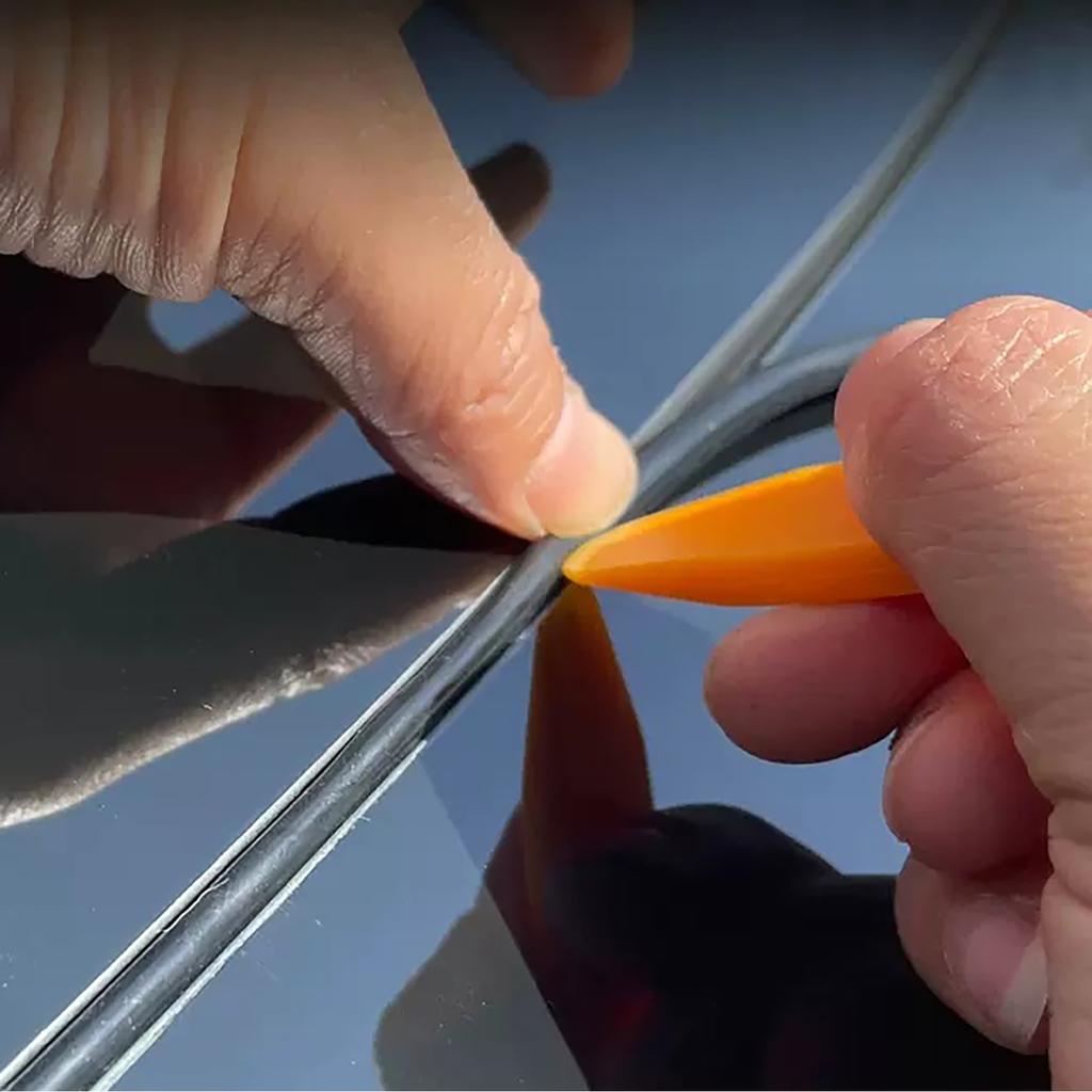 Dachdichtungsset Geräuschreduzierung Wetterfestigkeit Gummistreifen Gummi Schiebedachdichtung Einfache Installation für Model 3 Y