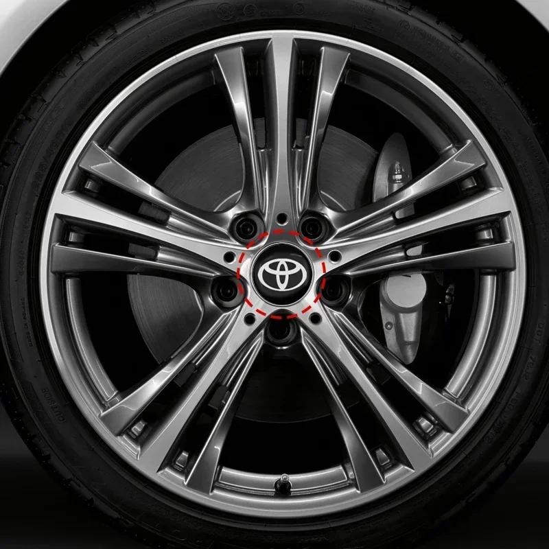 4pcs 60mm Car Wheel Center Hub Center Cap Rim Hub Dustproof Cover Emblemem For Toyota Camry Corolla Yaris Chr Auris Avensis T25