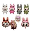 5 Pièces Ballons Mignons Dessin Animé Labubu Film Aluminium Décoration Fête d'Anniversaire Enfants Baby Shower Jouet Gonflable